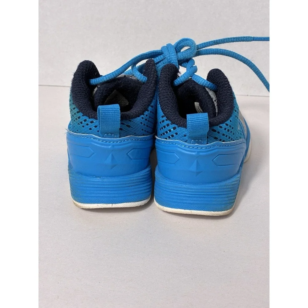 Under Armour‎ Lace Up Sneakers Toddler Sz 4 Blue And Gray Comfort